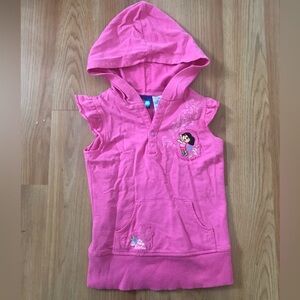 Vintage Y2K DORA the explorer hoodie shirt 4T
